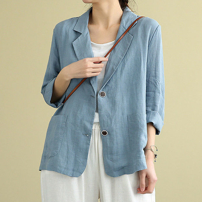 LinaVera™ | Timeless Linen Long Sleeve
