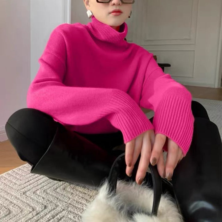 Sereni™ – Woman Soft Thick Turtleneck Pullover