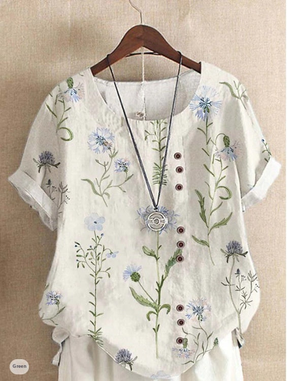 Florynna™ – BloomSoft Linen Top