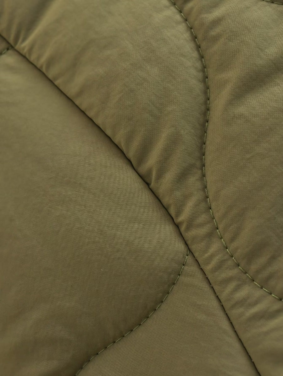 Nadya™ | Single-Breasted Cotton Blend Winter Coat