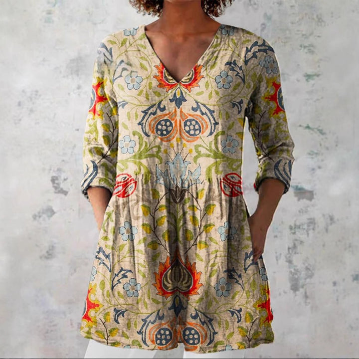 Miretta™ – Avant Print Relaxed Top