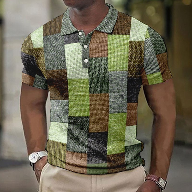 Raphael | Men’s Stylish Checked Polo