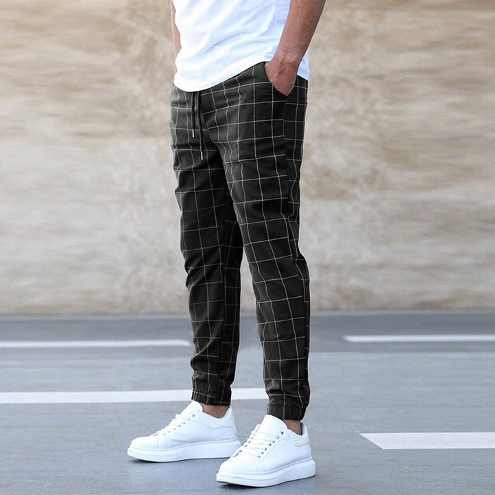 Rovan™ – Relaxed Fit Plaid Trousers