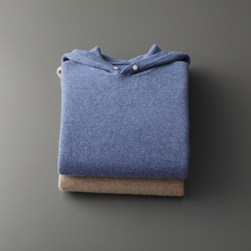 Kelvor™ – Textured Knit Hoodie