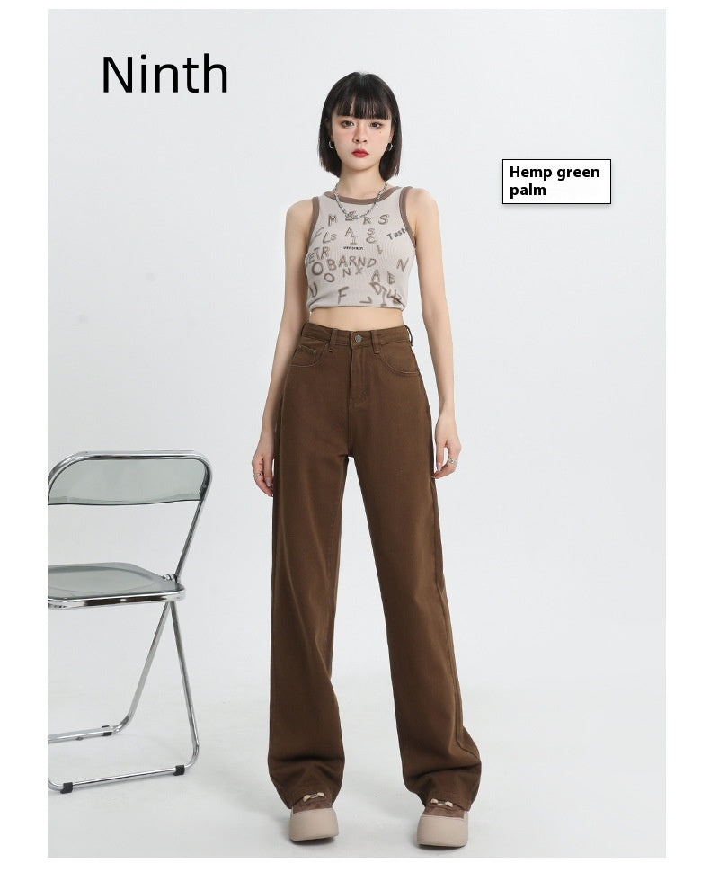 CaféFlow™ – Women’s High-Waist Soft Wide-Leg Denim Jeans