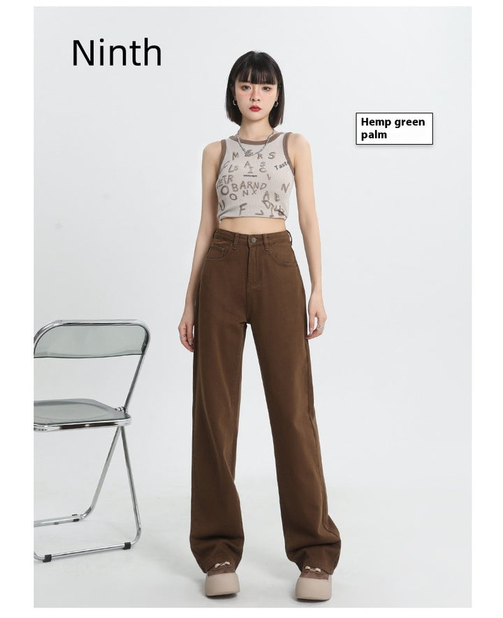 CaféFlow™ – Women’s High-Waist Soft Wide-Leg Denim Jeans