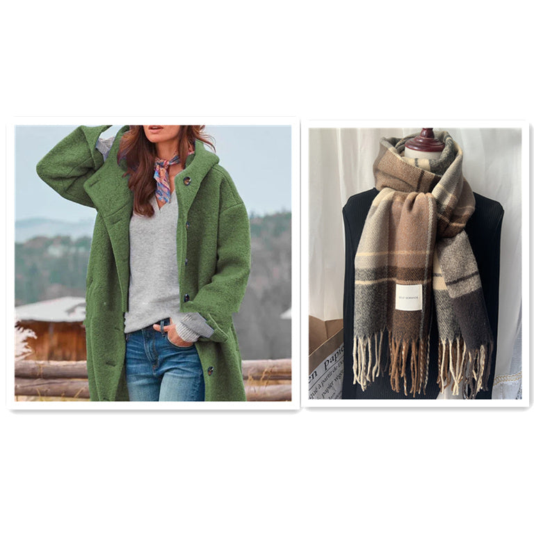 Rosette™ – Soft Wool Blend Coat