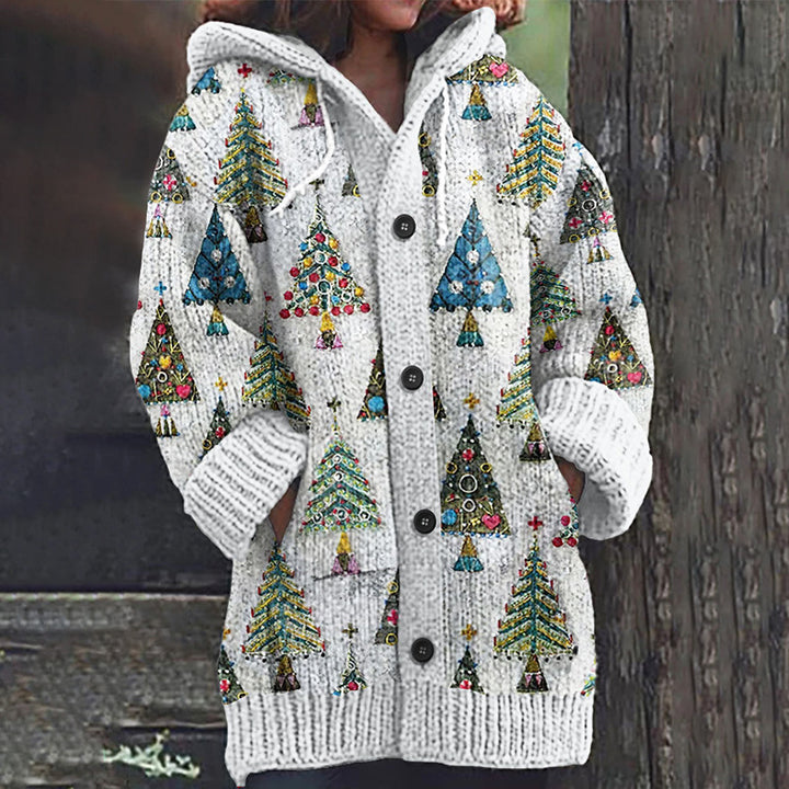 Enchanta™ | Women’s Hooded Mid-Length Sweater Coat