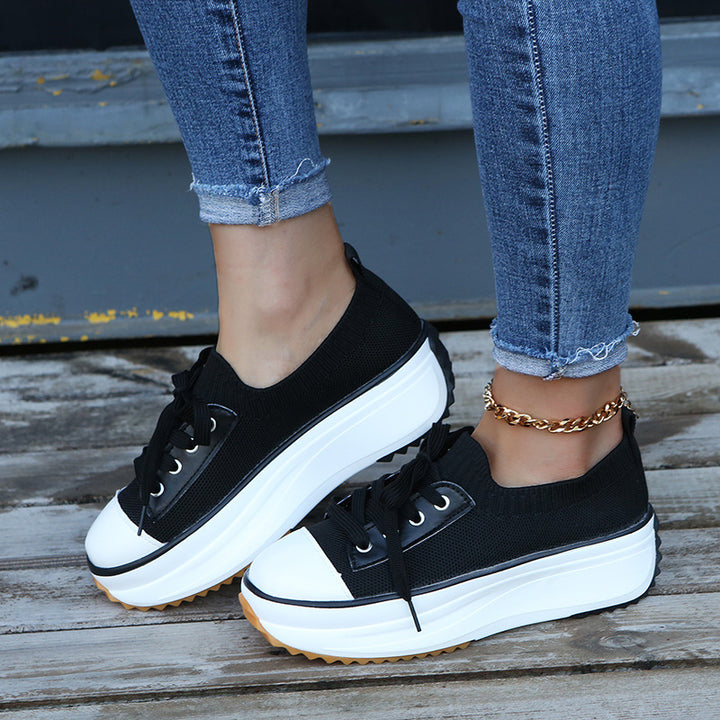 Aloria™ – Canvas Lift Sneakers