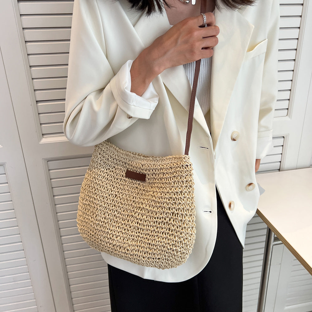 Serenata™ – Elegant Straw Beach Bag
