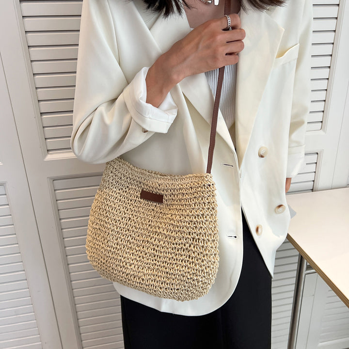 Serenata™ – Elegant Straw Beach Bag