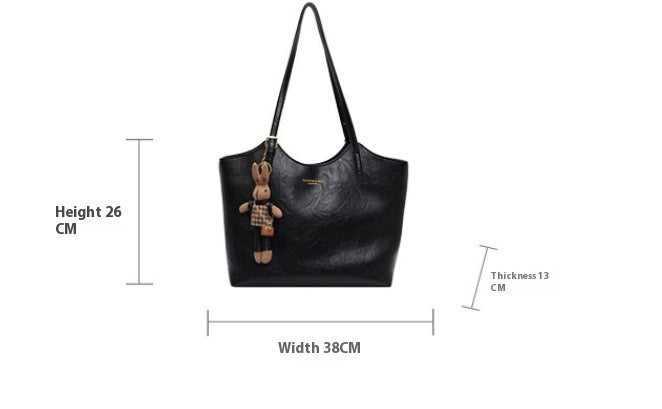 Caleris™ Artisan Waxed Leather Tote – Women’s Handbag