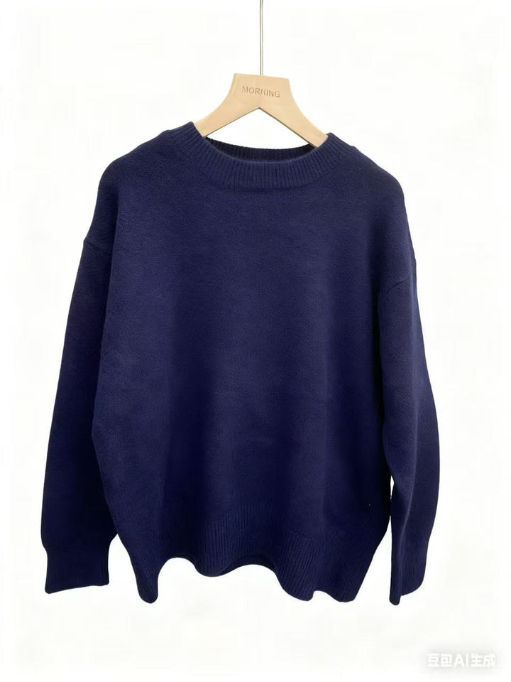 Elowen™ – Woman Check-Hem Knit Jumper Dress
