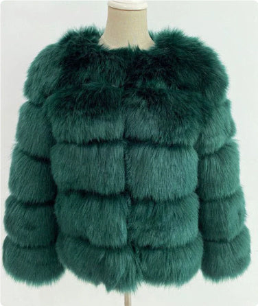 Fiorenze™ | Women’s Fluffy Fox Fur Coat