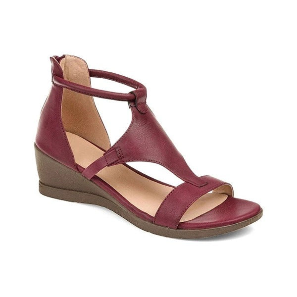 Rahel™ – Orthopaedic Wedge Leather Sandals