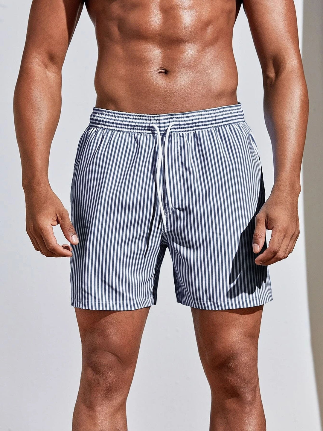 SunDash™ – Men Striped Vacation Beach Shorts