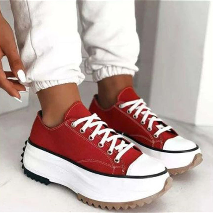 Aloria™ – Canvas Lift Sneakers
