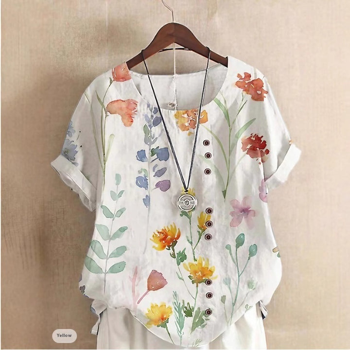 Florynna™ – BloomSoft Linen Top