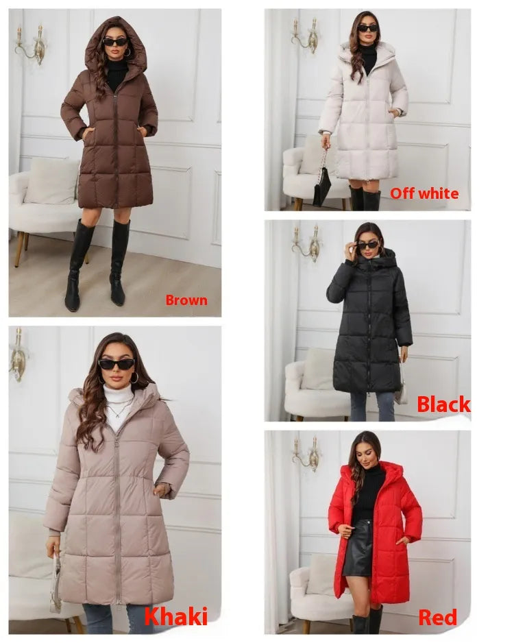 Delyssa™ – Women’s Plus Hooded Winter Coat