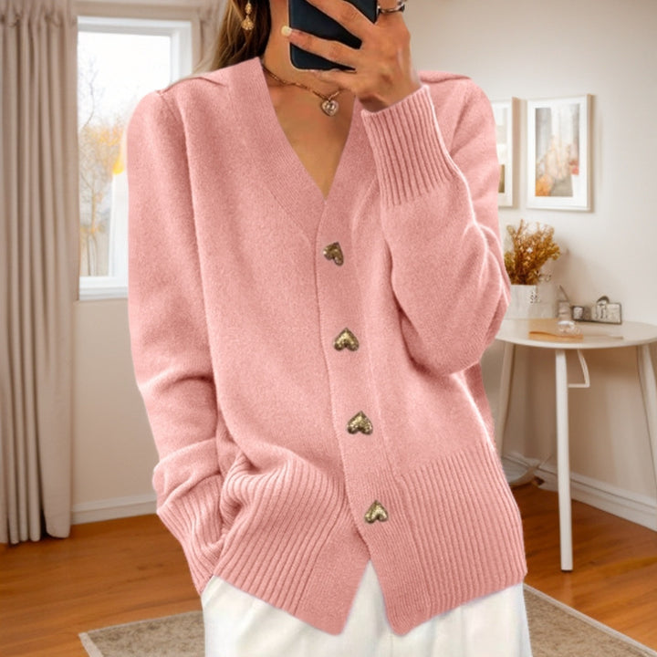 Marcelline™ – Cozy Love Button Sweater