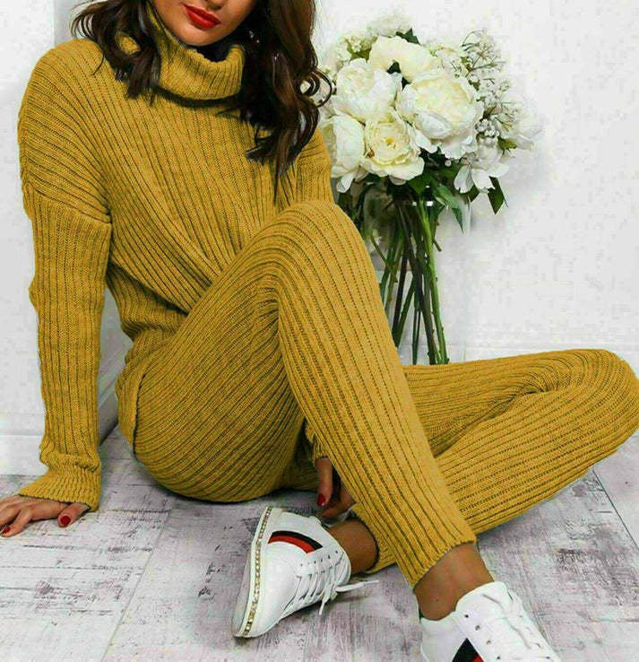Seraphine™ – Women’s Chunky Ribbed Knit Loungewear Set