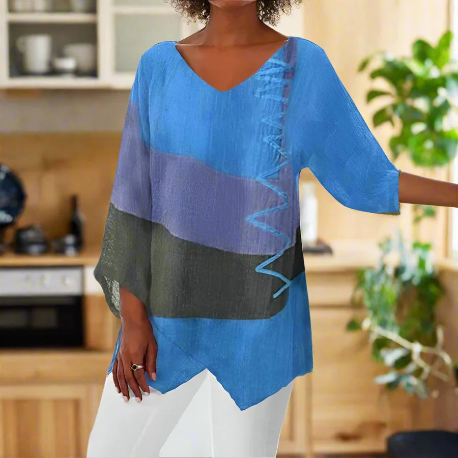 Celestia™ | Timeless V-Neck Blouse