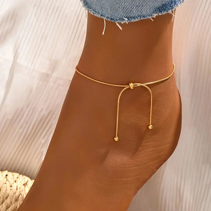 Solara™ – Boho Bead Ankle Chain