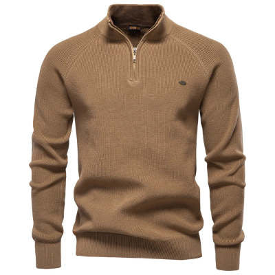 Aeris™ – Slim Collar Knit Sweater For Man