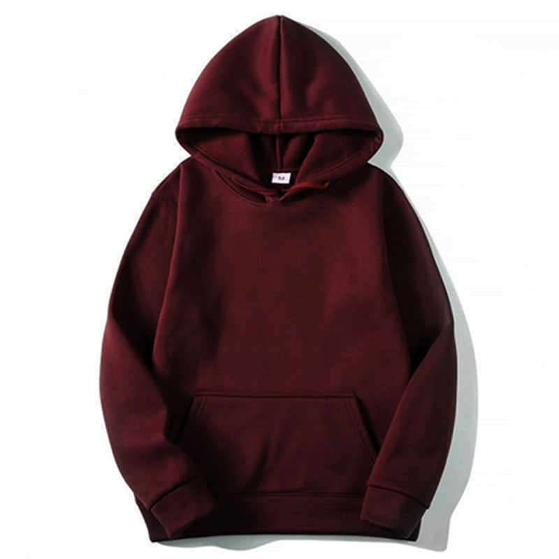 LuxeVita™ Solid Color Pullover Hoodie – Men & Women