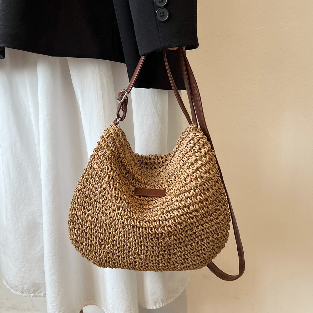 Serenata™ – Elegant Straw Beach Bag