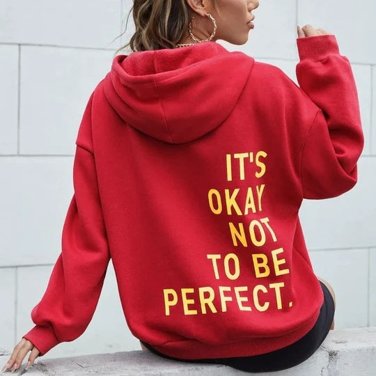 Allegra™ – rainbow font casual sweatshirt