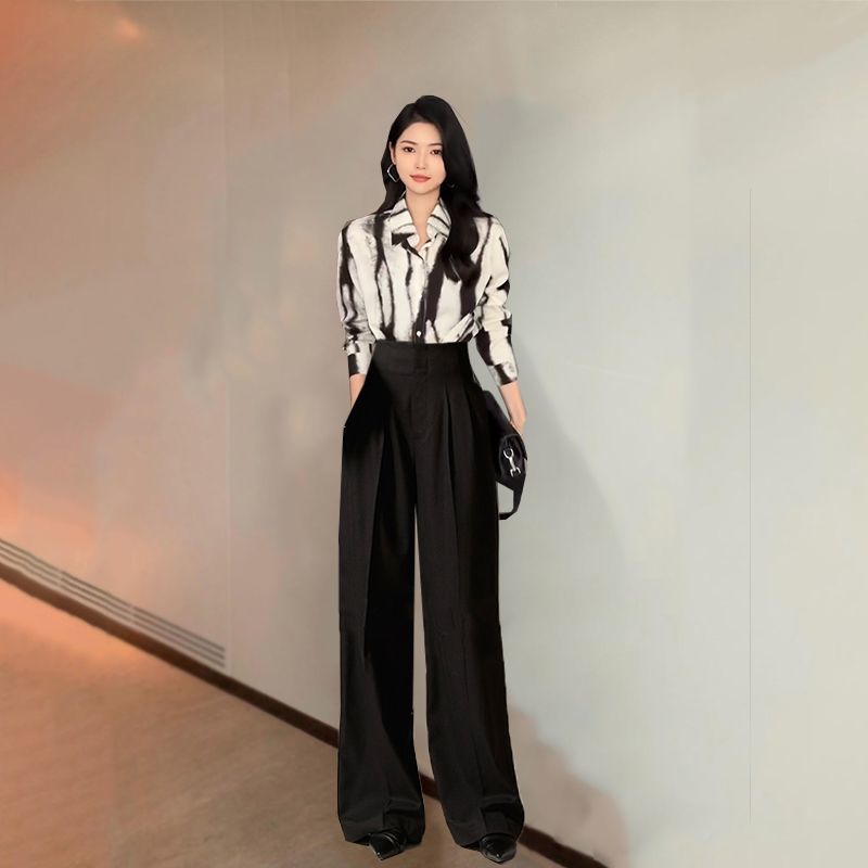 RisePetite™ – Slimming High-Waist Flow Trousers