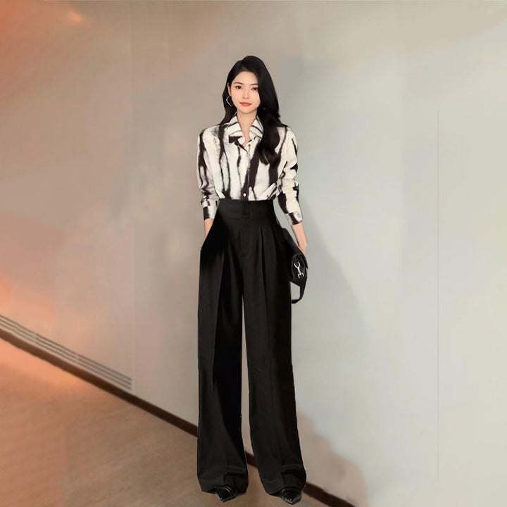 RisePetite™ – Slimming High-Waist Flow Trousers