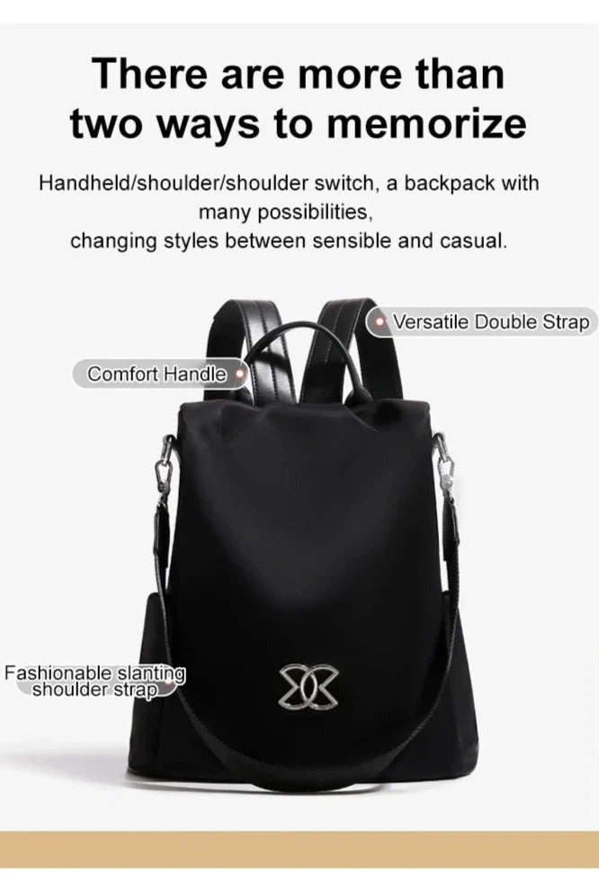 LuxeLoom™ |  French Anti-Theft Backpack