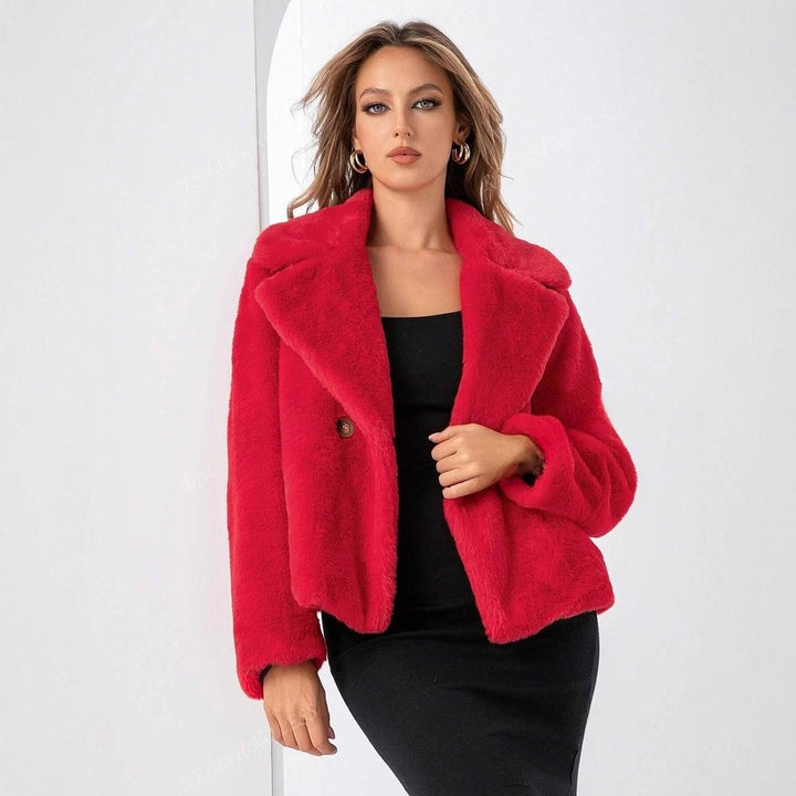 Faylora™ – Women’s Short Fox Fur Coat