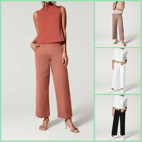 FlexForm® Stretch Twill Cropped Pants