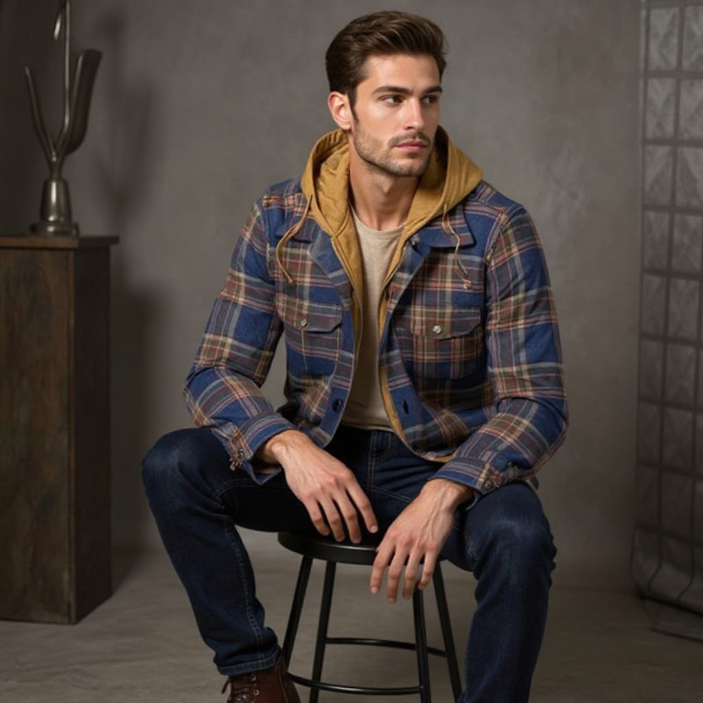 NovaPrint™ – Relaxed Men Hood Jacket