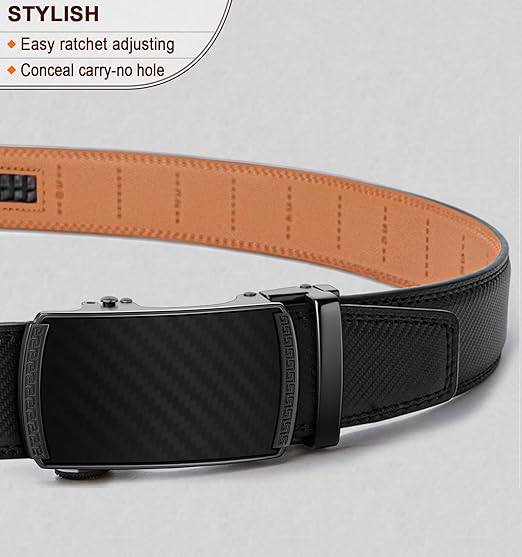 GripLux™ | Men's Automatic Leather Belt