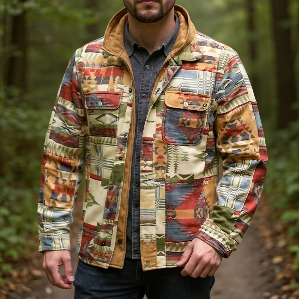 NovaPrint™ – Relaxed Men Hood Jacket