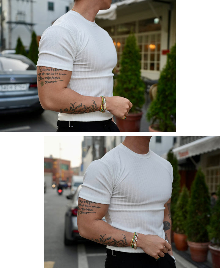 Nero™ – Stretch-Fit Round Neck Tee