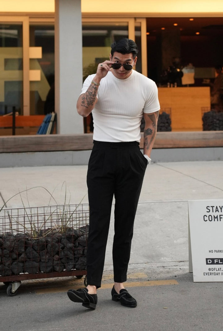 Nero™ – Stretch-Fit Round Neck Tee