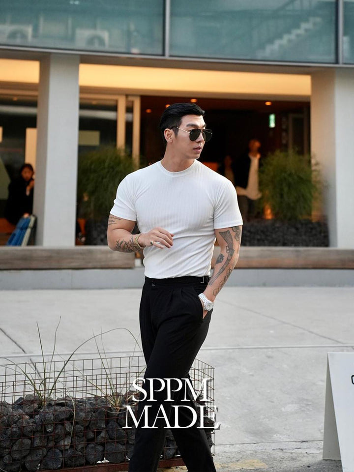 Nero™ – Stretch-Fit Round Neck Tee