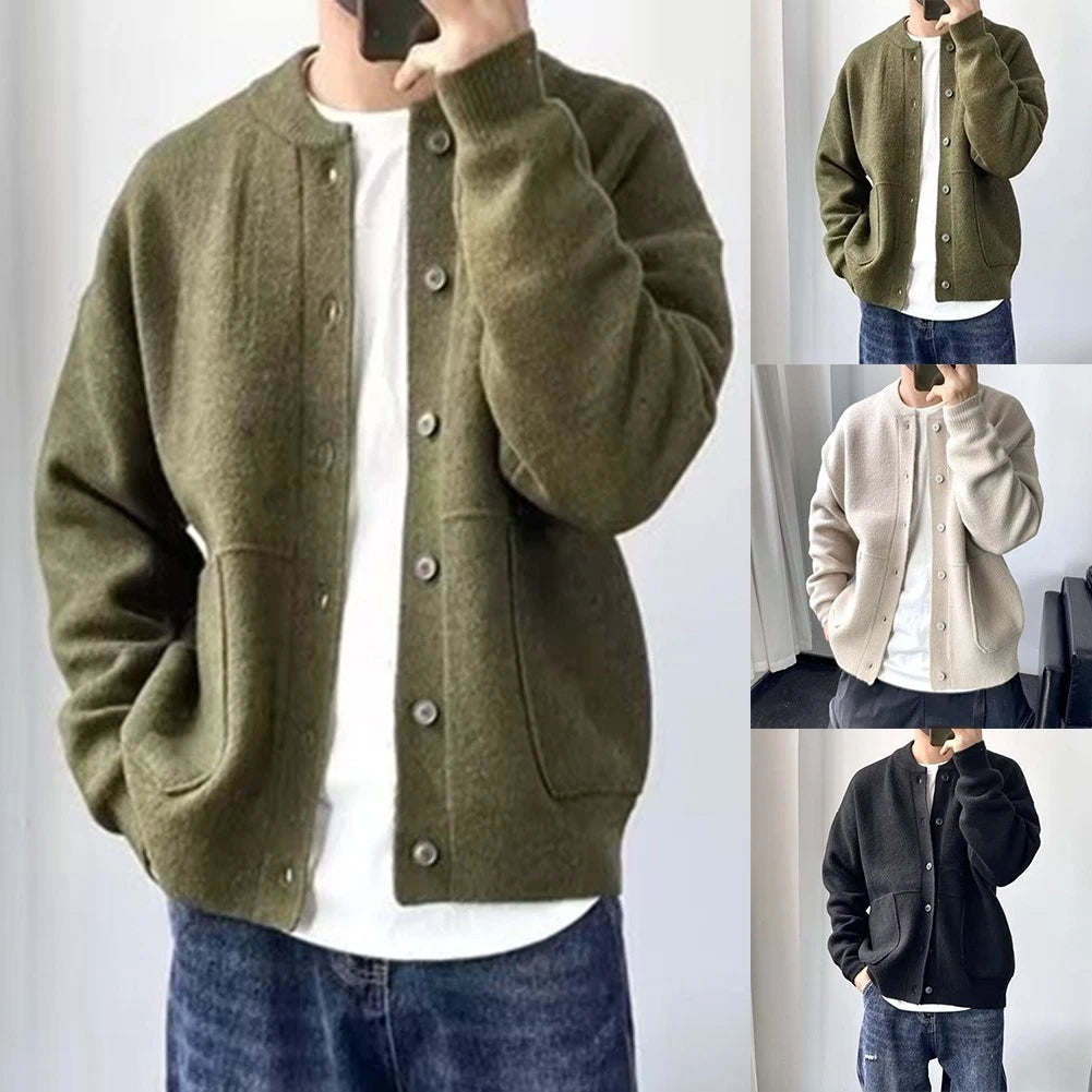 Brayden™ – Wool Knit Cardigan