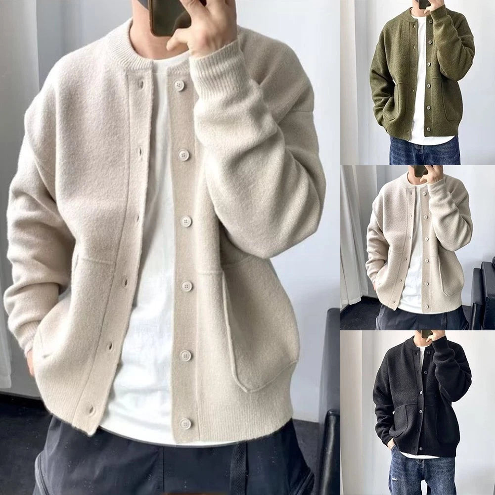 Brayden™ – Wool Knit Cardigan