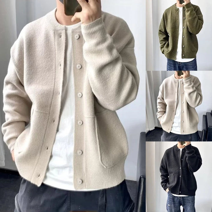 Brayden™ – Wool Knit Cardigan