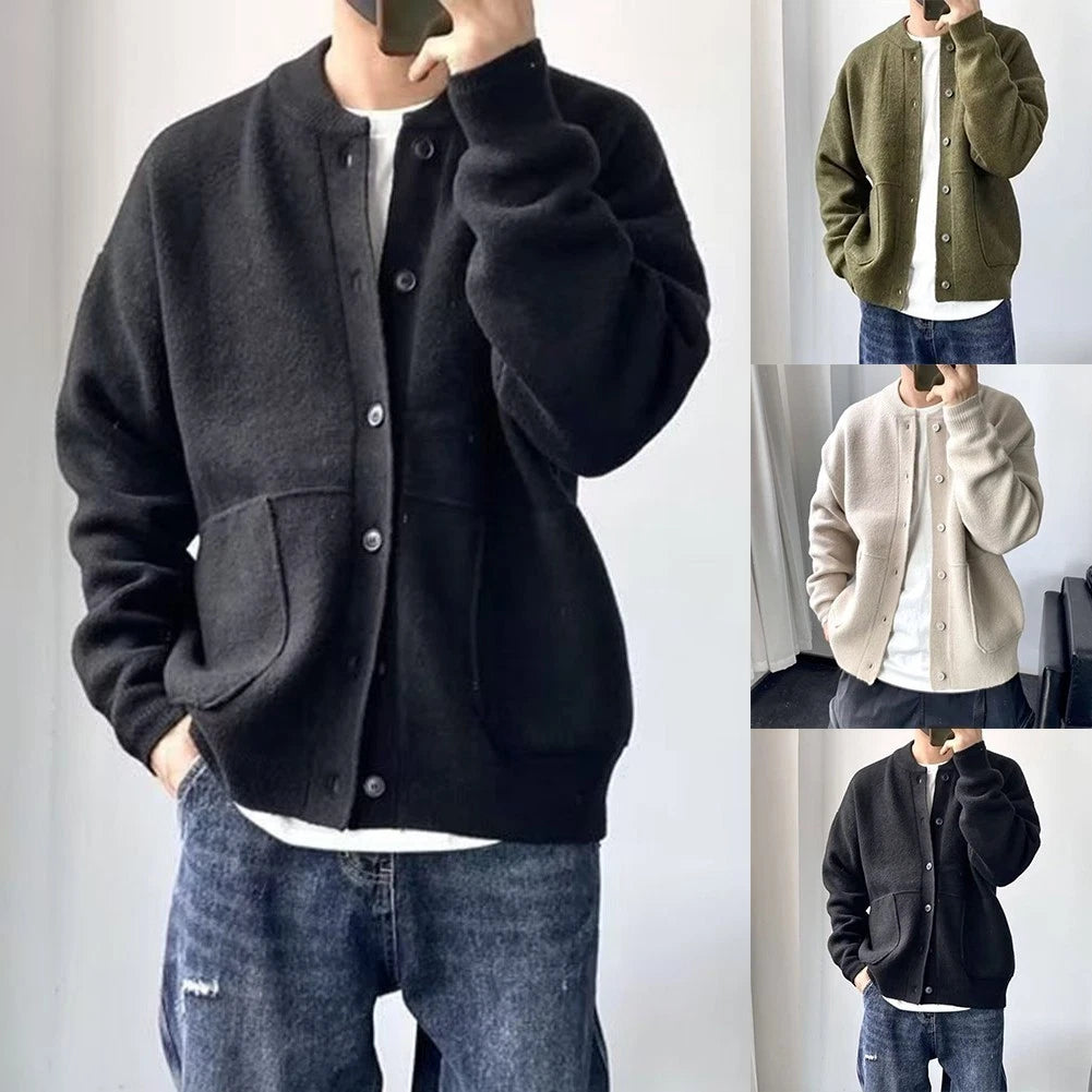 Brayden™ – Wool Knit Cardigan