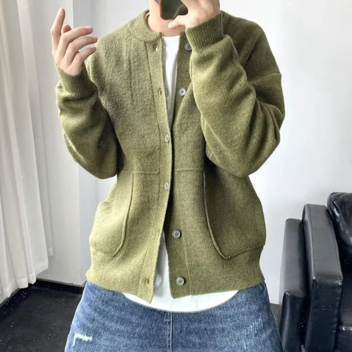 Brayden™ – Wool Knit Cardigan