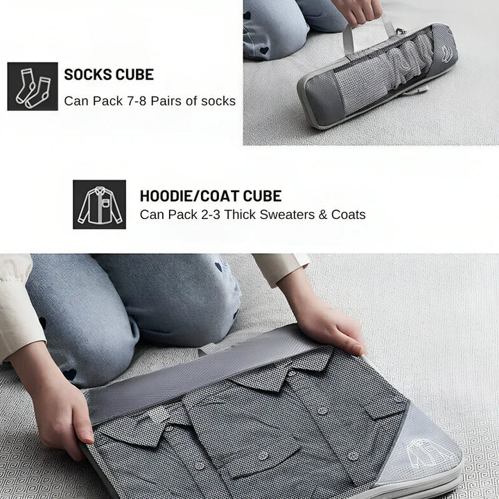 PackEase™ | Compression Travel Cubes Set