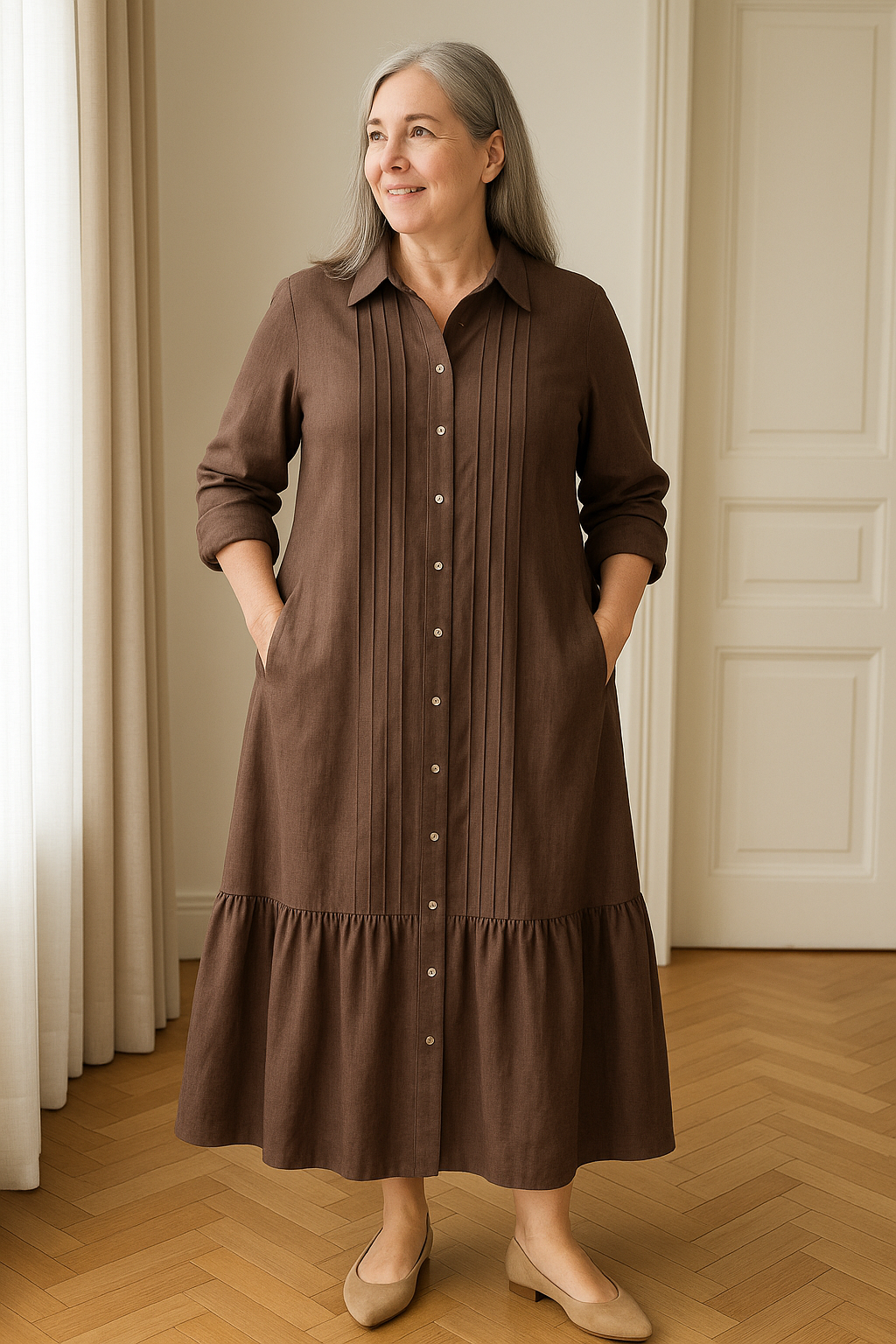 Valisse™ - Elegant Linen Dress