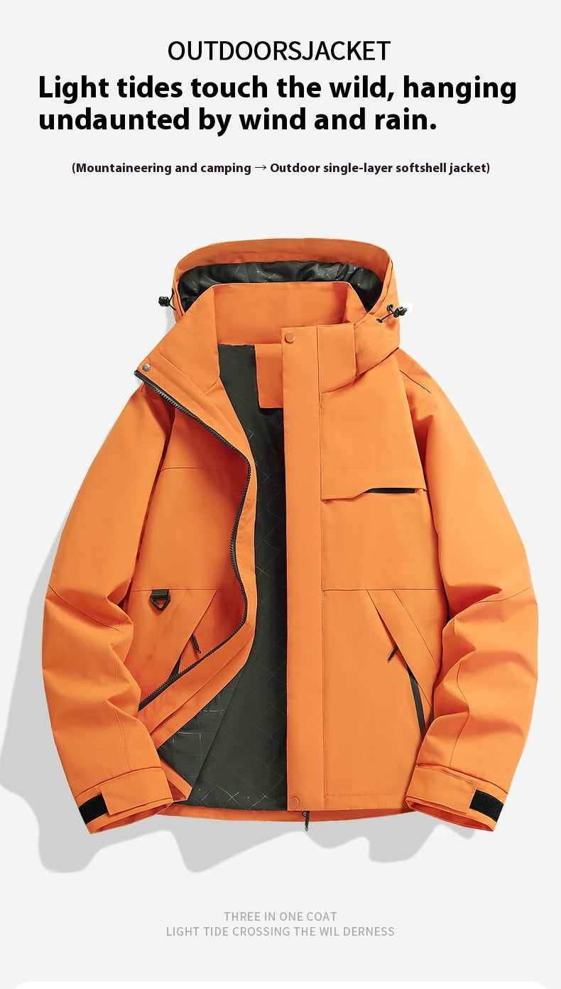 VentoShell Outdoor Shell Jacket – Windproof & Waterproof